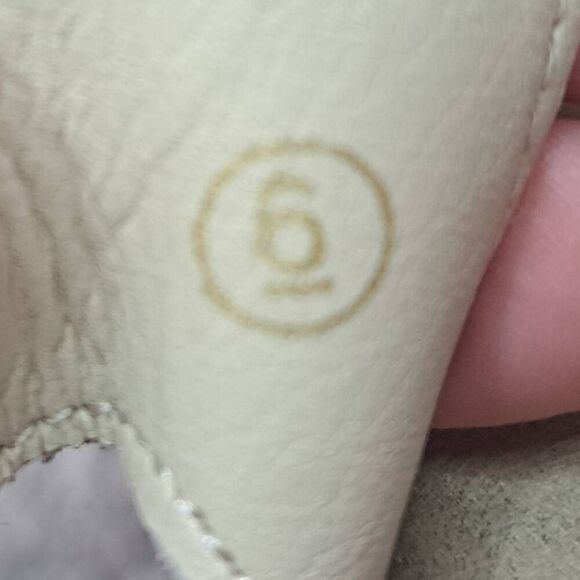 Skechers Women's Suede Peep-Toe Slingback Wedges Parallel Stylin size 6 Tan - Picture 7 of 7